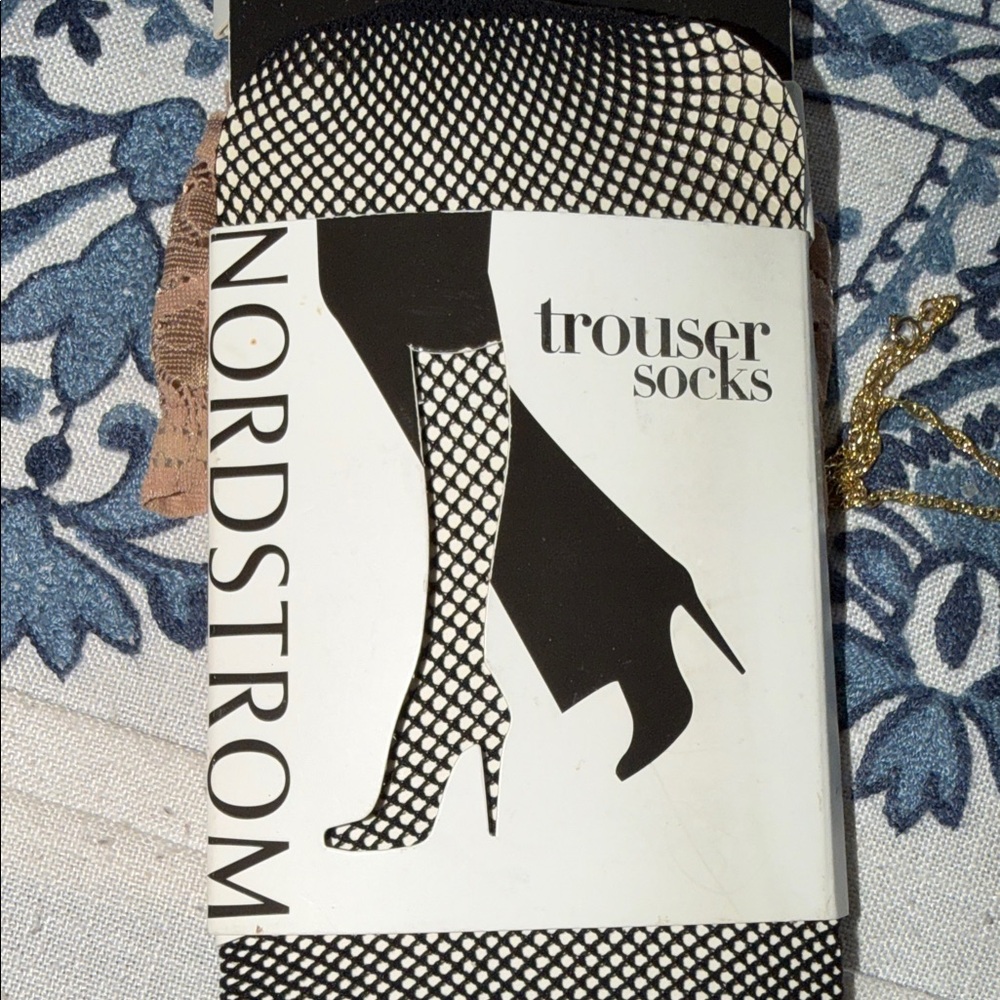 Nordstrom Black and Tan Hosiery package Five trouser socks one tights washable - Picture 10 of 16